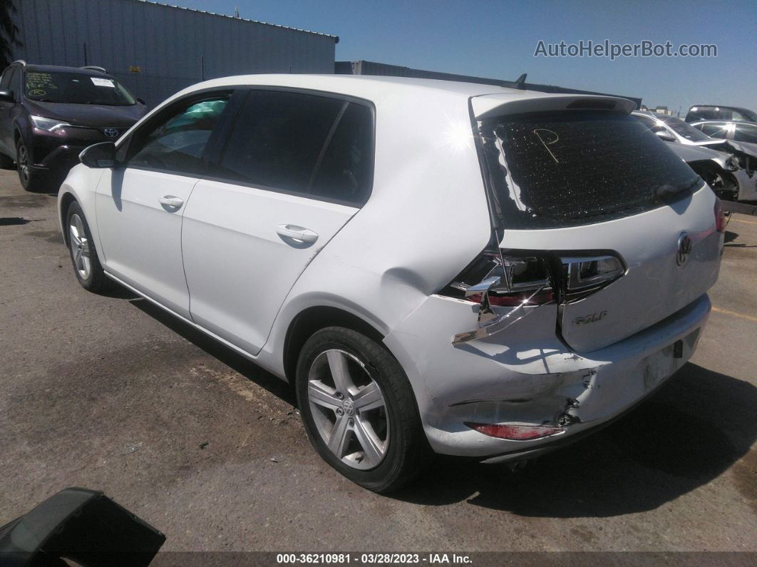 2015 Volkswagen Golf Tdi S Белый vin: 3VW2A7AU9FM072978