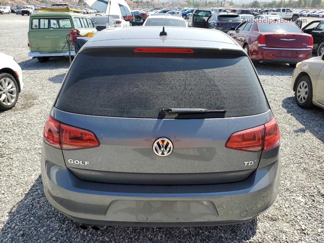 2015 Volkswagen Golf Tdi Серый vin: 3VW2A7AU9FM089084