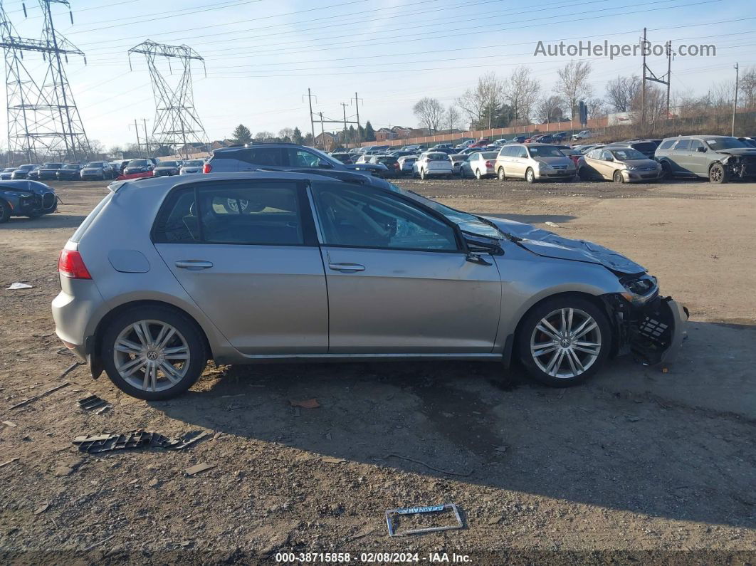 2015 Volkswagen Golf Tdi Se 4-door Silver vin: 3VW2A7AUXFM034420