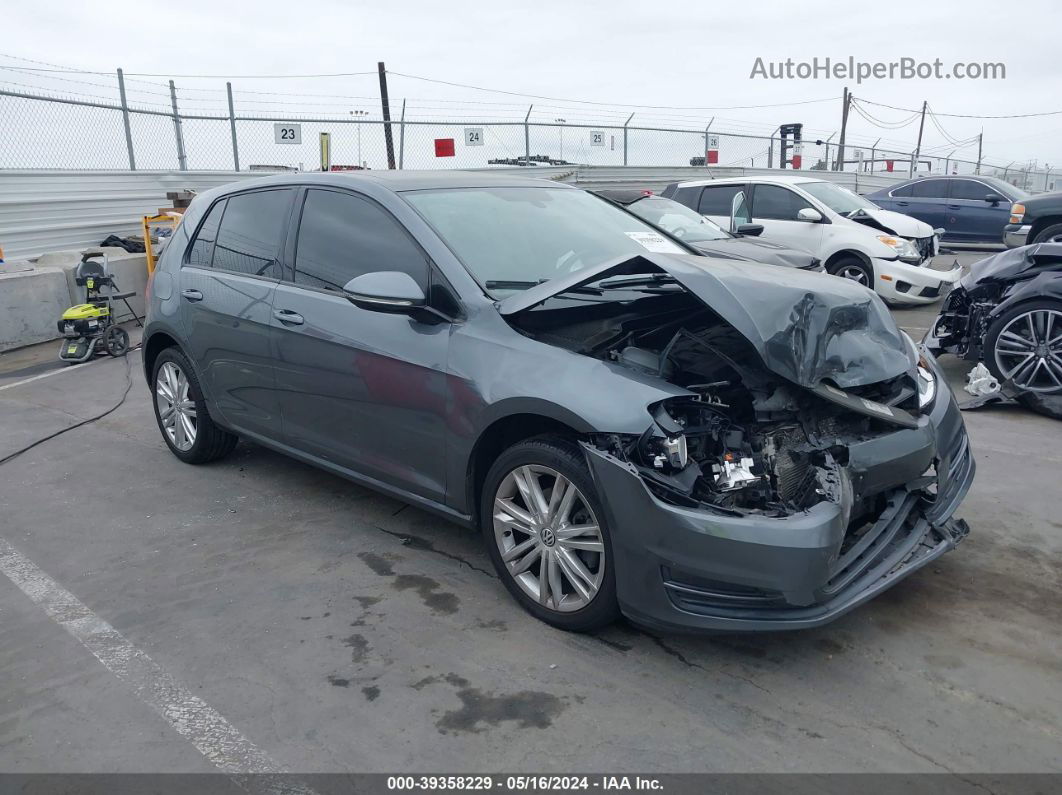 2015 Volkswagen Golf Tdi Se 4-door Gray vin: 3VW2A7AUXFM037303