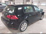 2015 Volkswagen Golf Tdi S 4-door Black vin: 3VW2A7AUXFM098540