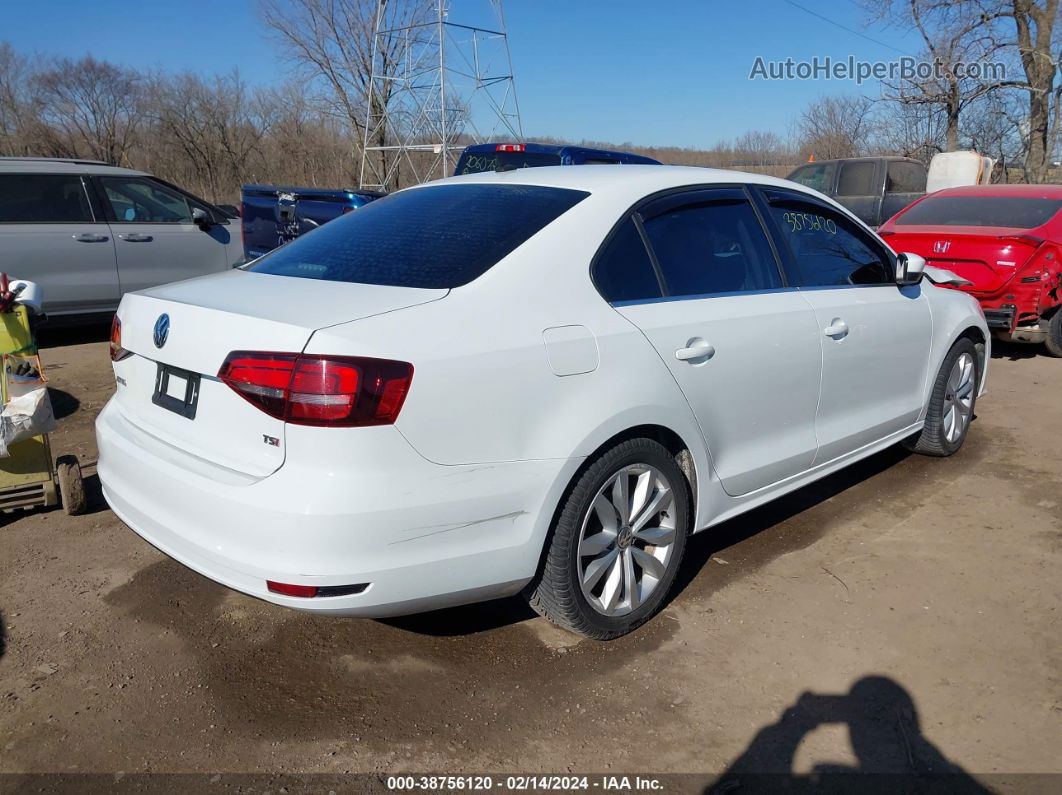 2017 Volkswagen Jetta 1.4t S Белый vin: 3VW2B7AJ0HM340239