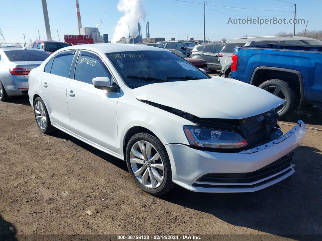 2017 Volkswagen Jetta 1.4t S Белый vin: 3VW2B7AJ0HM340239