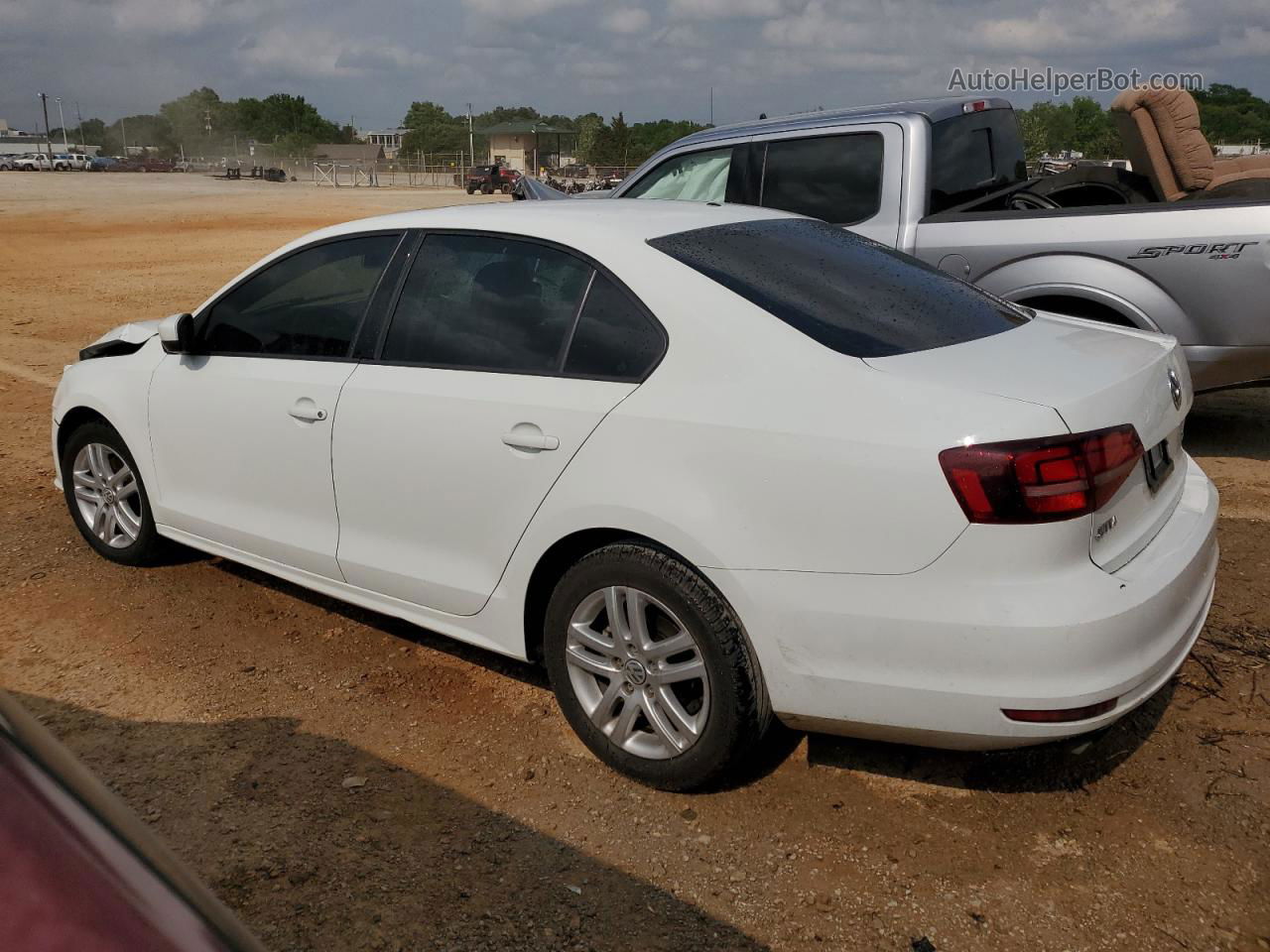 2018 Volkswagen Jetta S White vin: 3VW2B7AJ0JM213044