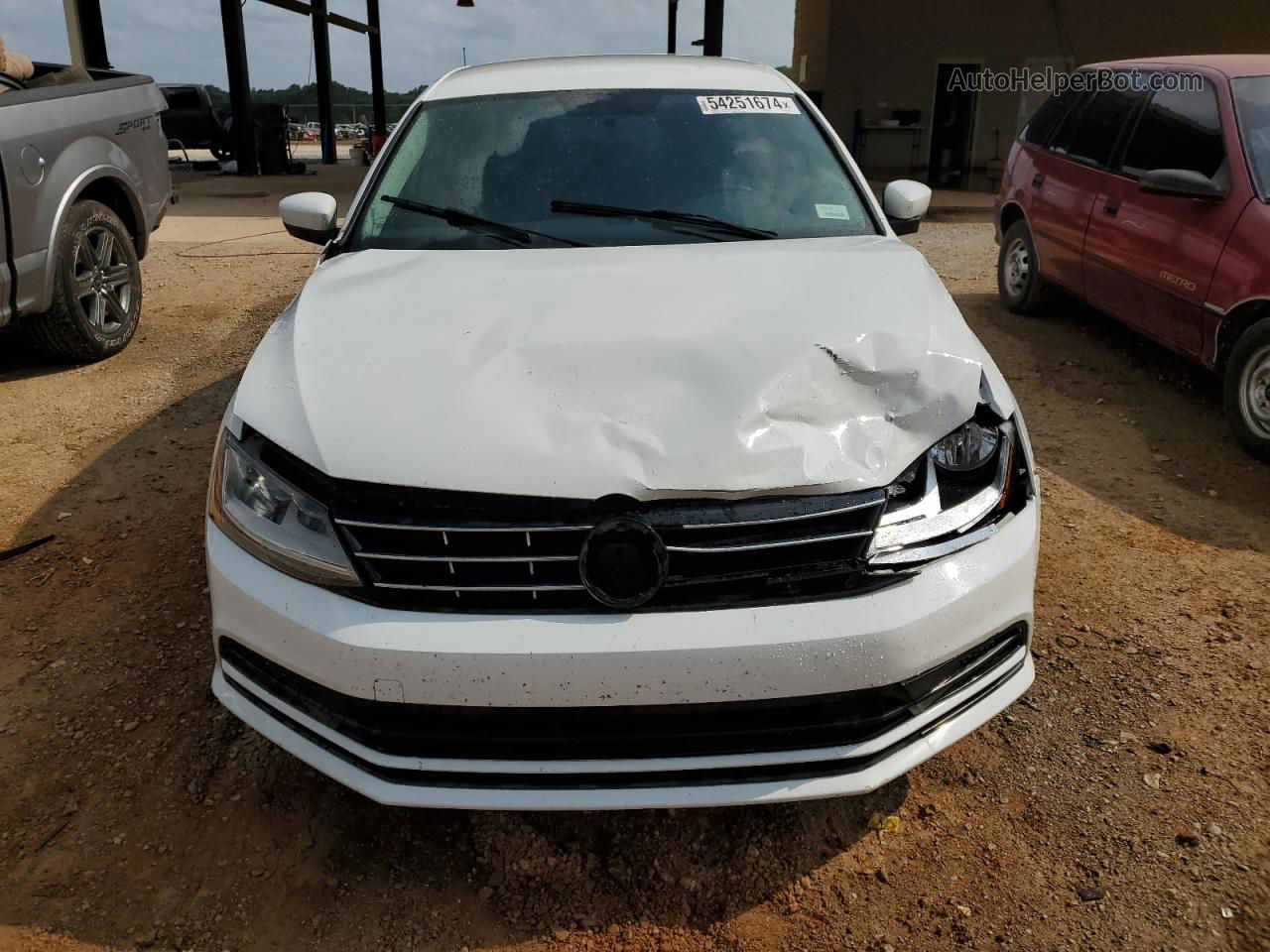 2018 Volkswagen Jetta S White vin: 3VW2B7AJ0JM213044