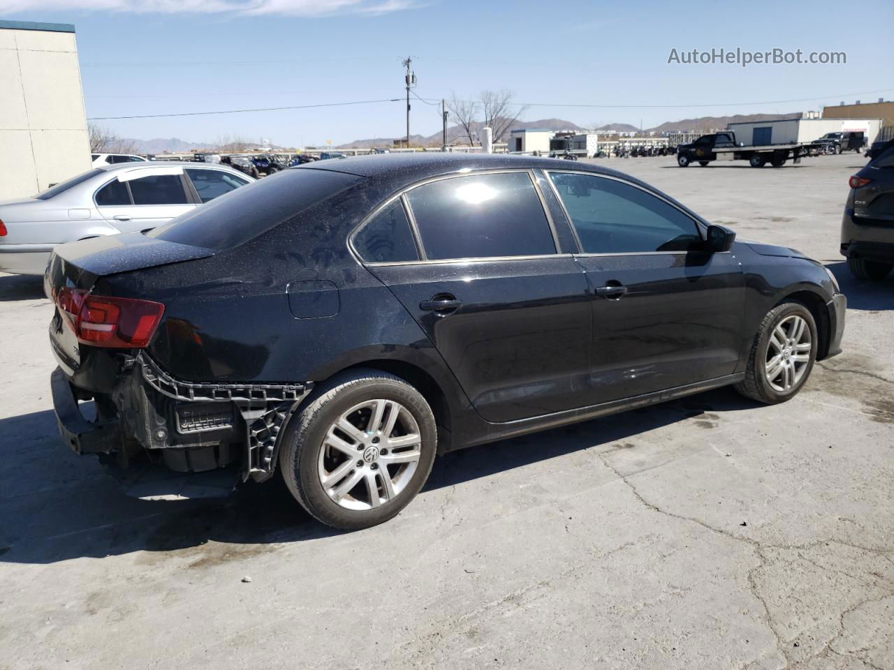 2018 Volkswagen Jetta S Black vin: 3VW2B7AJ0JM213769