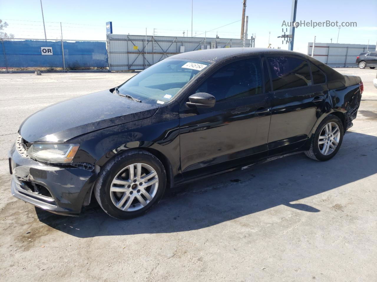 2018 Volkswagen Jetta S Black vin: 3VW2B7AJ0JM213769