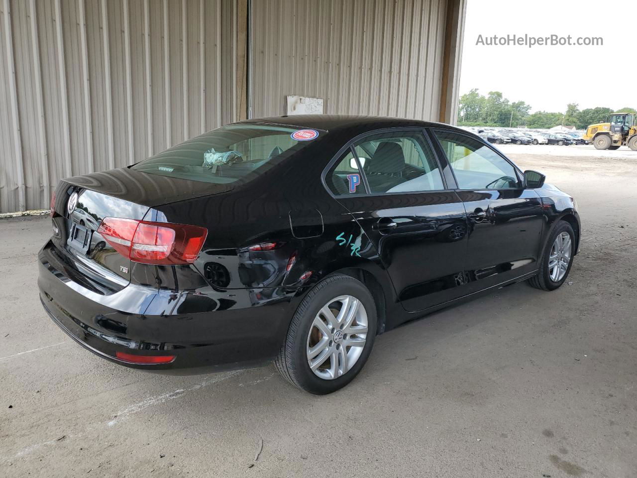 2018 Volkswagen Jetta S Black vin: 3VW2B7AJ0JM218471