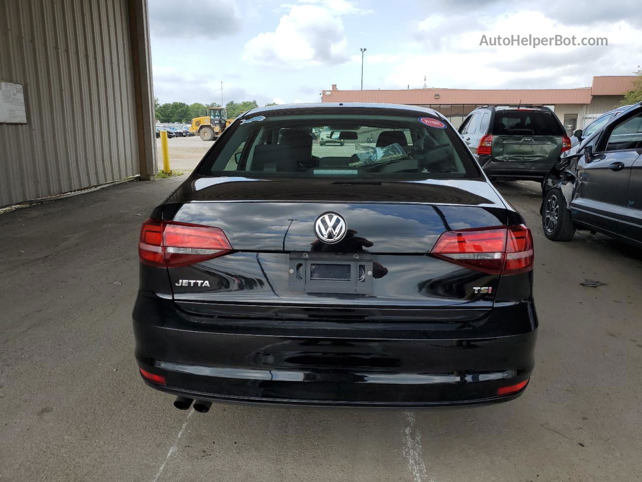 2018 Volkswagen Jetta S Black vin: 3VW2B7AJ0JM218471