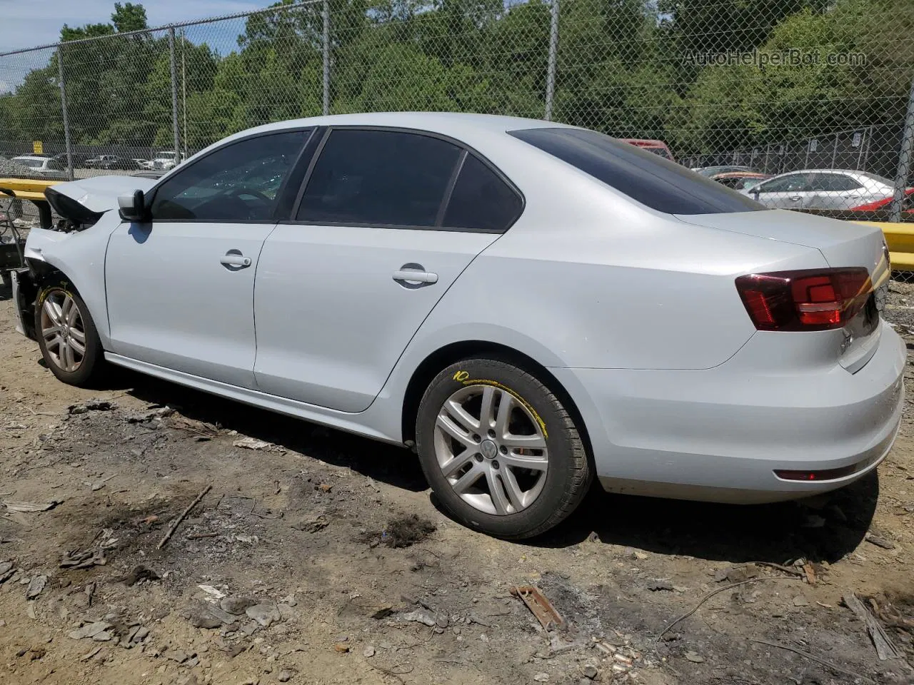 2018 Volkswagen Jetta S White vin: 3VW2B7AJ0JM238851