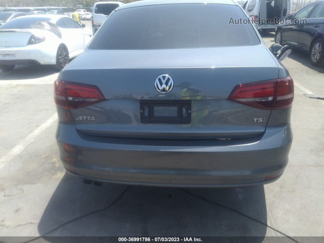 2018 Volkswagen Jetta 1.4t S Gray vin: 3VW2B7AJ0JM260395