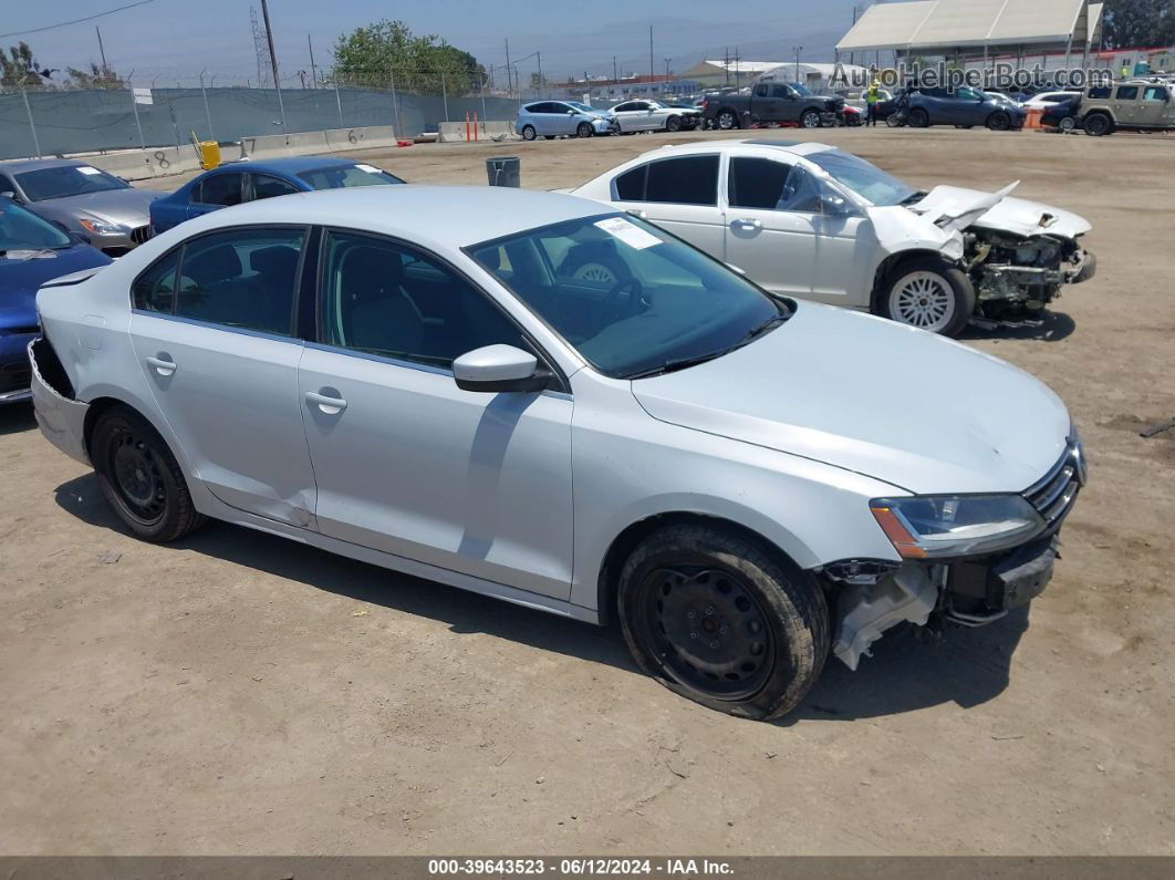 2017 Volkswagen Jetta 1.4t S Silver vin: 3VW2B7AJ1HM316869