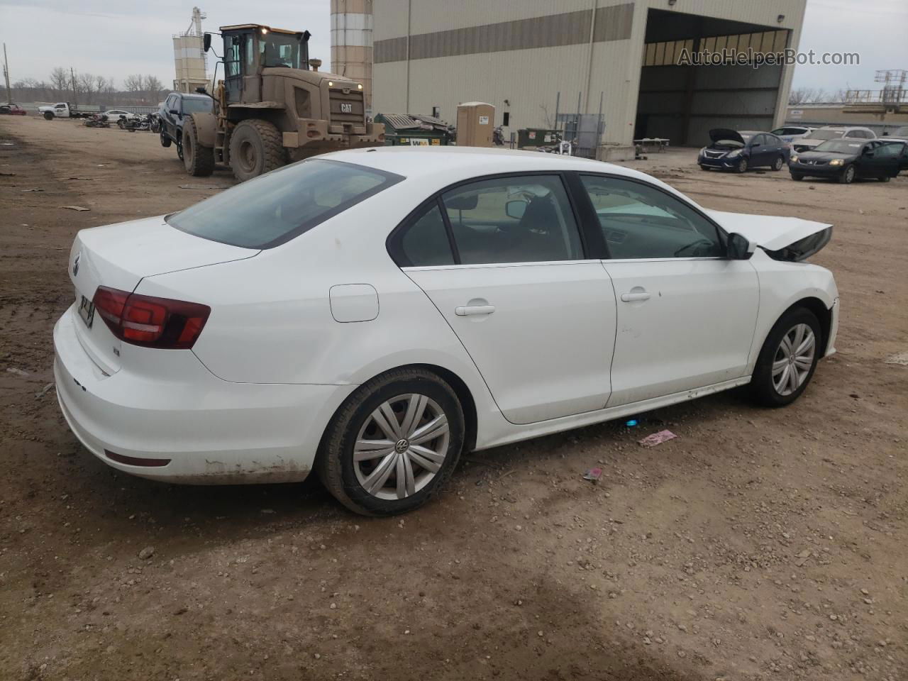 2017 Volkswagen Jetta S White vin: 3VW2B7AJ1HM406720