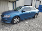 2017 Volkswagen Jetta S Blue vin: 3VW2B7AJ1HM411142