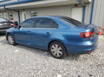 2017 Volkswagen Jetta S Blue vin: 3VW2B7AJ1HM411142