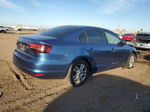 2018 Volkswagen Jetta S Blue vin: 3VW2B7AJ1JM229849