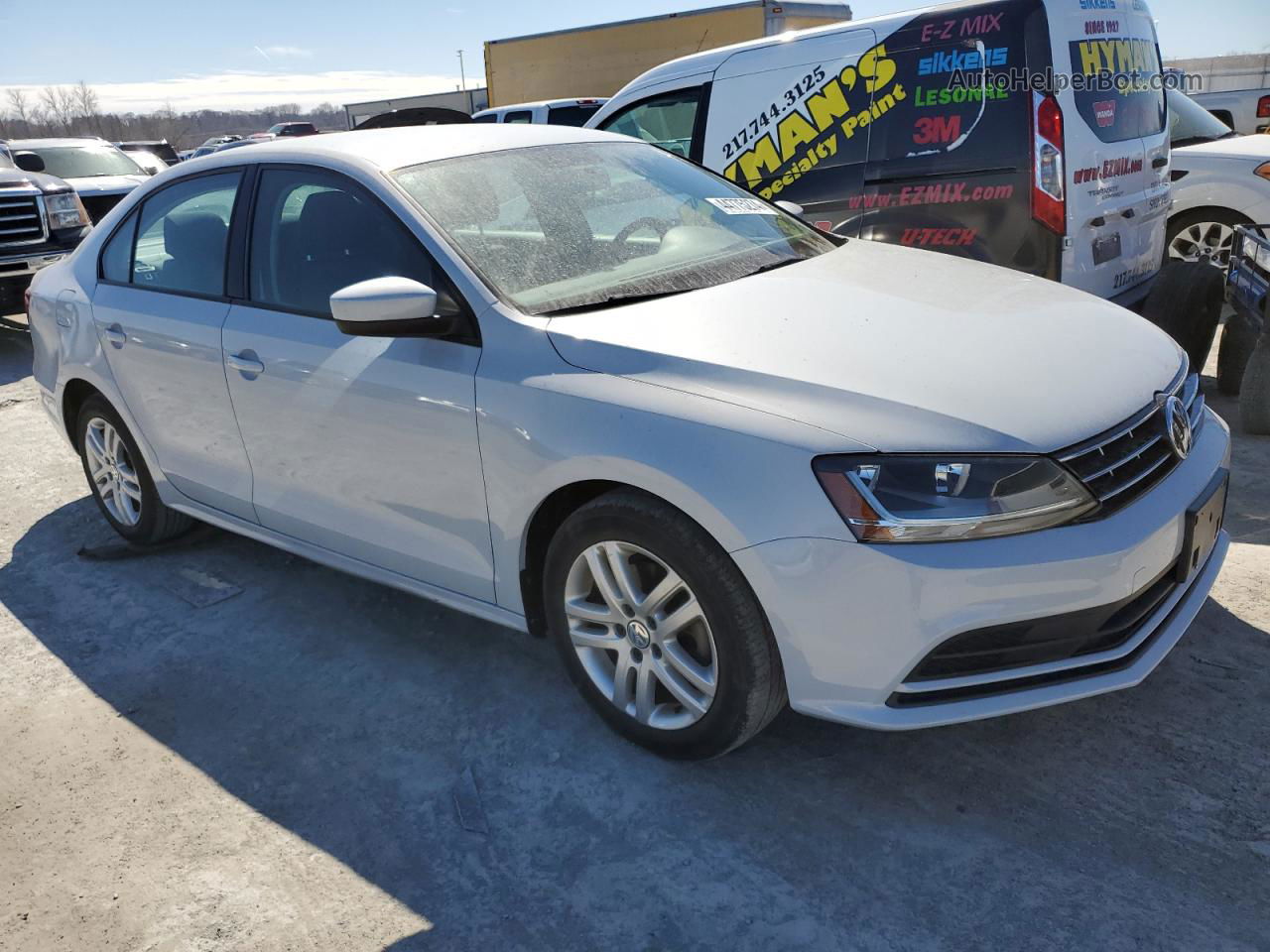 2018 Volkswagen Jetta S Silver vin: 3VW2B7AJ1JM258381