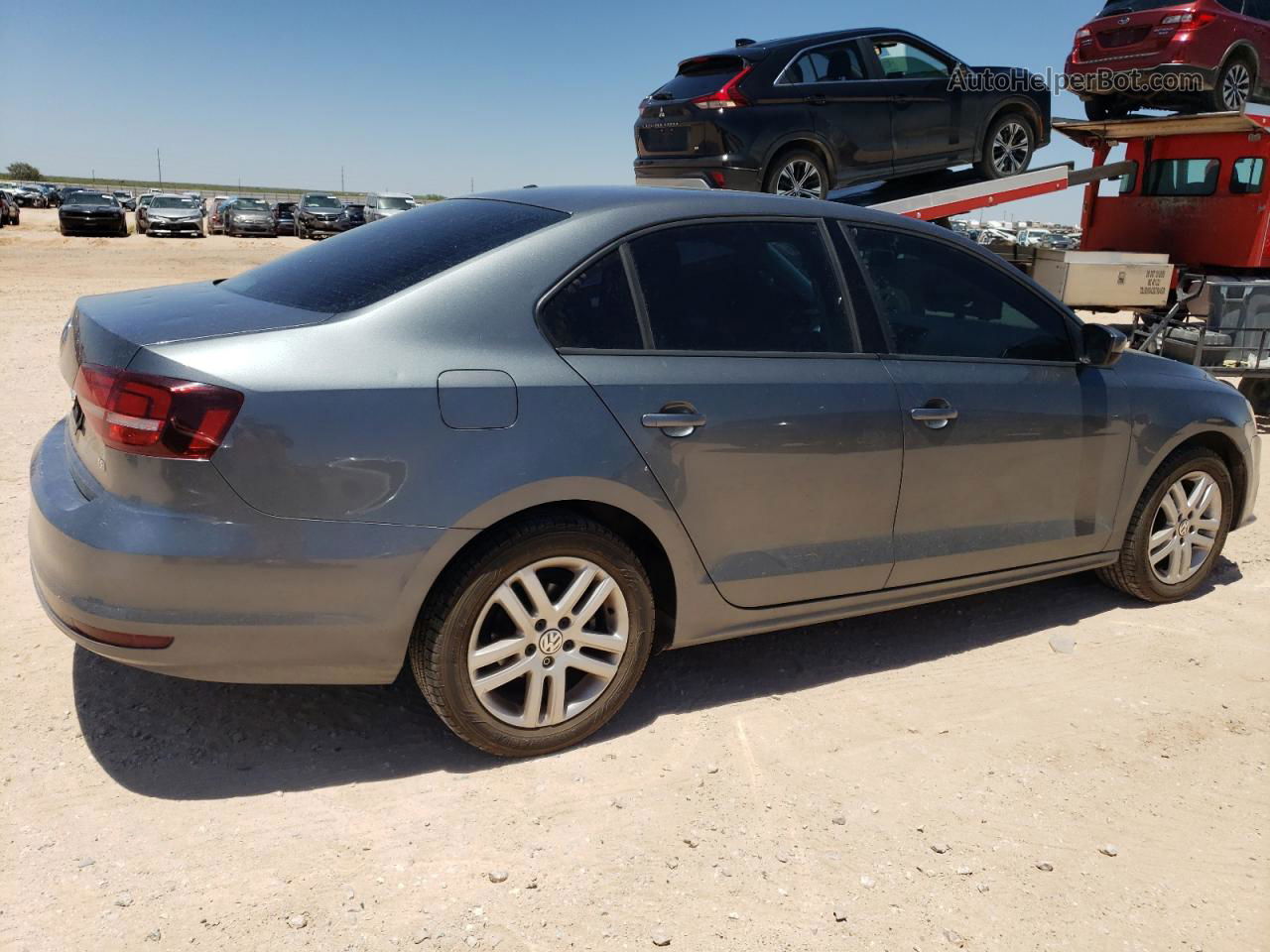 2018 Volkswagen Jetta S Gray vin: 3VW2B7AJ1JM260325