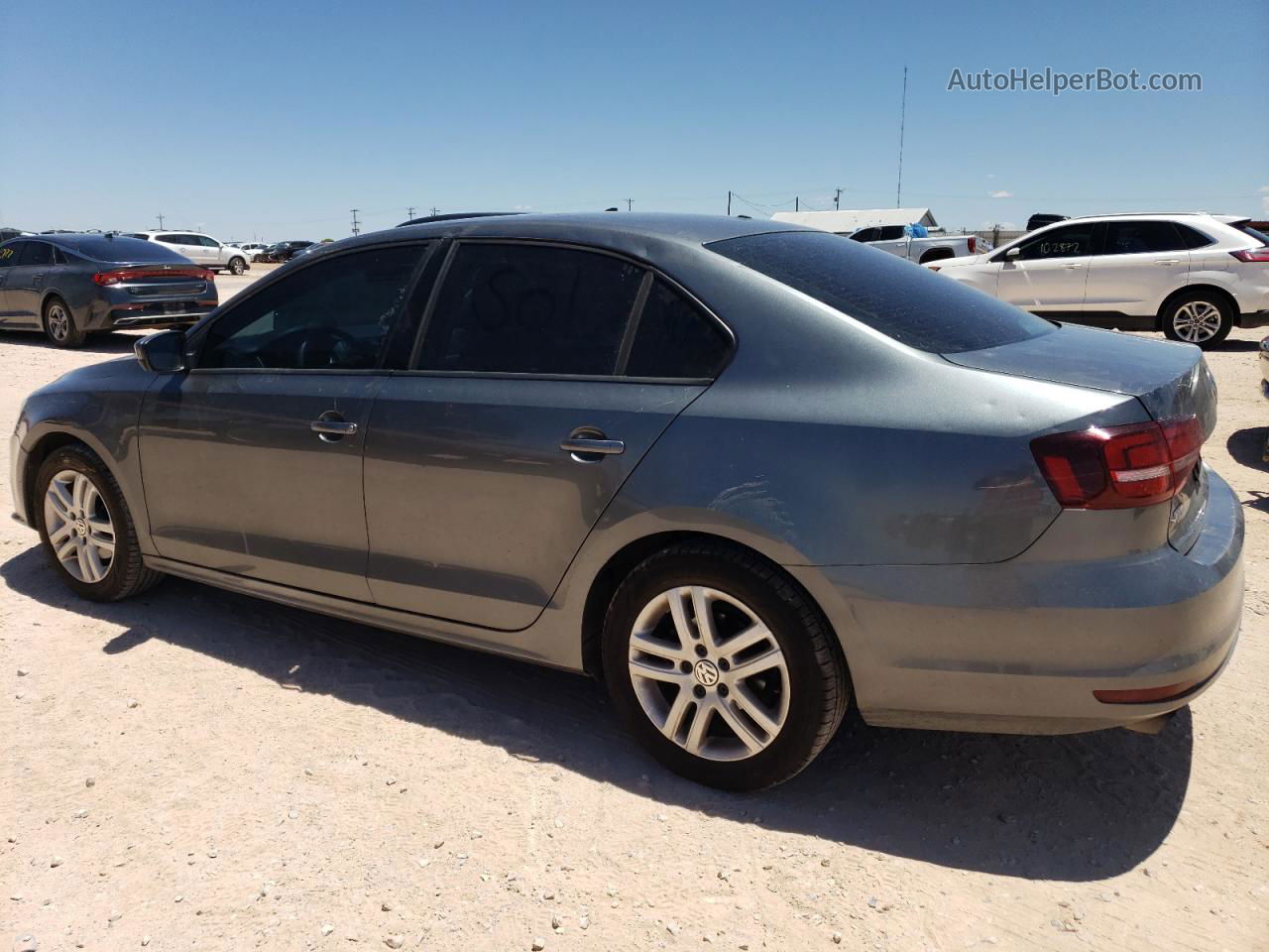 2018 Volkswagen Jetta S Gray vin: 3VW2B7AJ1JM260325