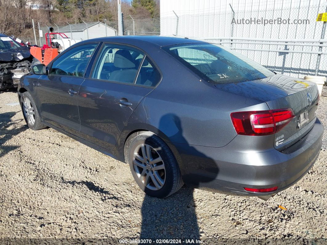 2018 Volkswagen Jetta 1.4t S Gray vin: 3VW2B7AJ1JM261054