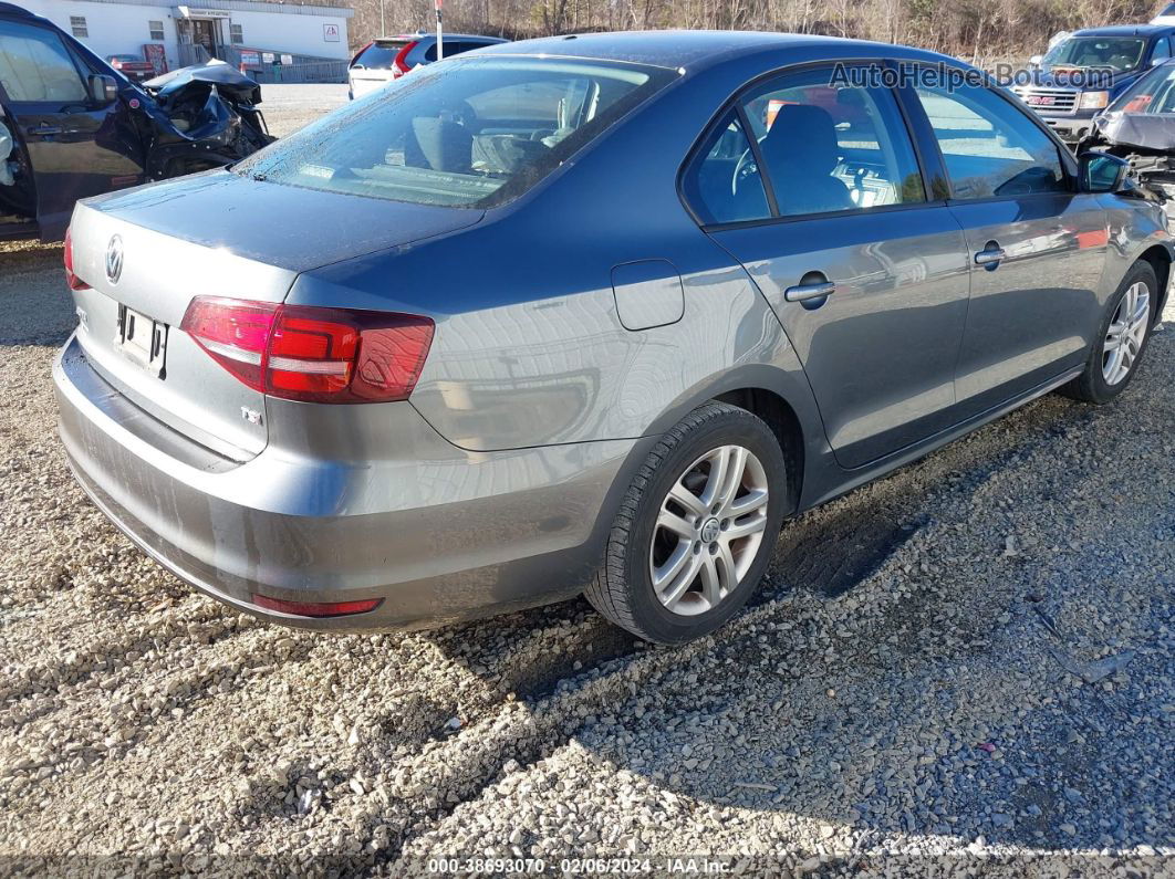 2018 Volkswagen Jetta 1.4t S Gray vin: 3VW2B7AJ1JM261054