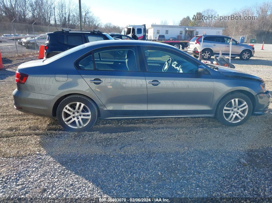 2018 Volkswagen Jetta 1.4t S Gray vin: 3VW2B7AJ1JM261054