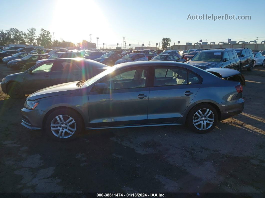 2018 Volkswagen Jetta 1.4t S Gray vin: 3VW2B7AJ1JM262057