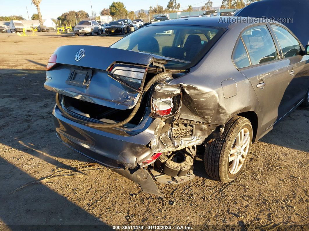 2018 Volkswagen Jetta 1.4t S Gray vin: 3VW2B7AJ1JM262057