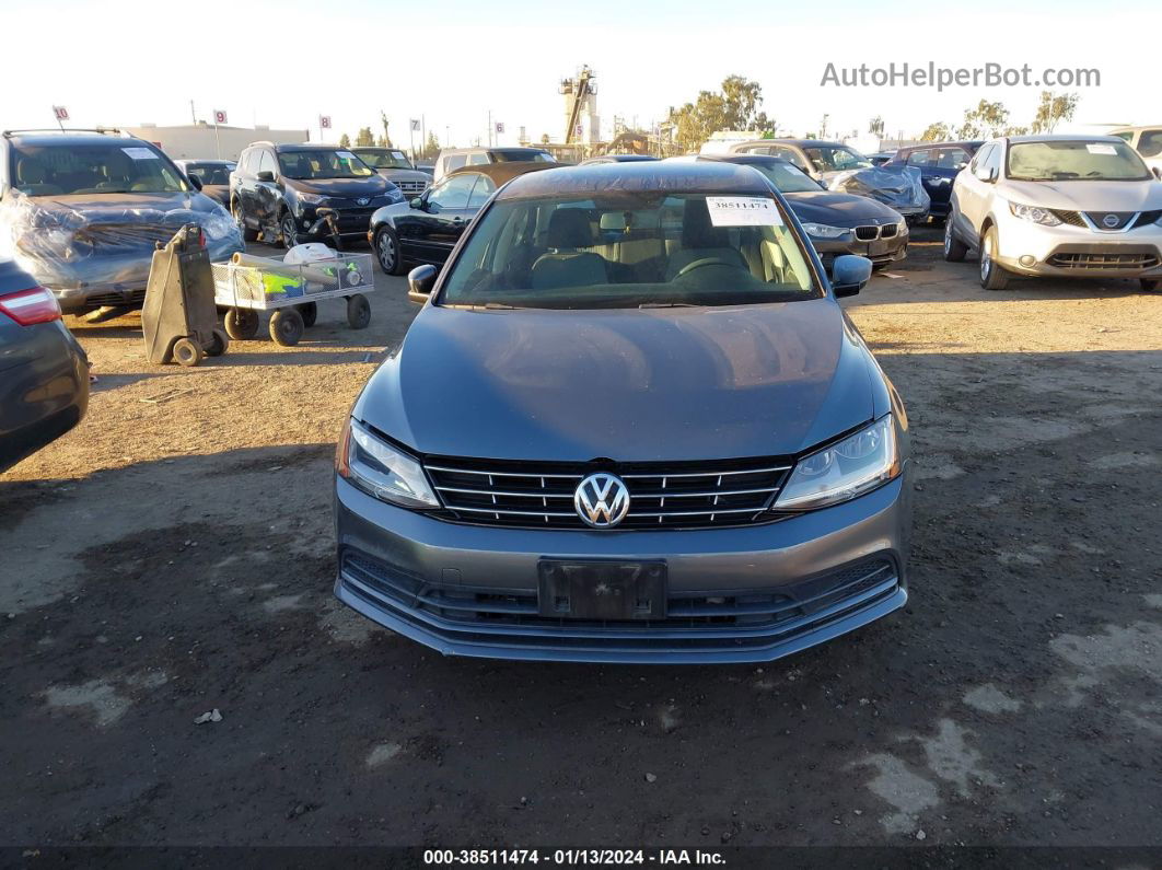 2018 Volkswagen Jetta 1.4t S Серый vin: 3VW2B7AJ1JM262057