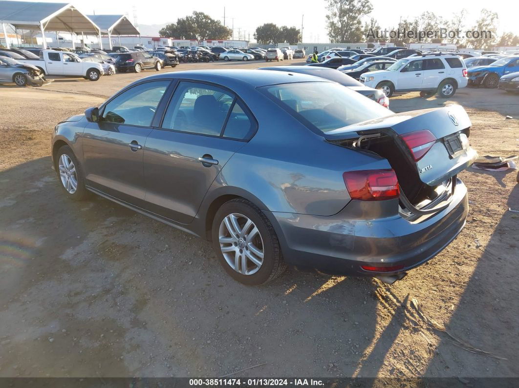 2018 Volkswagen Jetta 1.4t S Gray vin: 3VW2B7AJ1JM262057