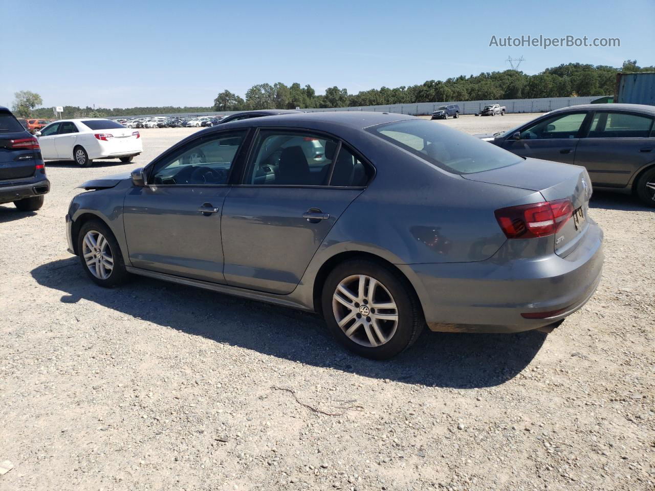 2018 Volkswagen Jetta S Gray vin: 3VW2B7AJ1JM262060