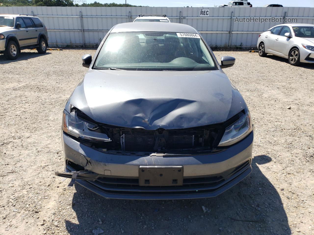 2018 Volkswagen Jetta S Gray vin: 3VW2B7AJ1JM262060