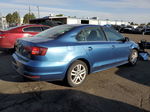 2017 Volkswagen Jetta S Синий vin: 3VW2B7AJ2HM202427