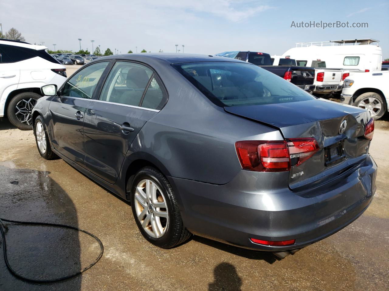 2017 Volkswagen Jetta S Gray vin: 3VW2B7AJ2HM228459