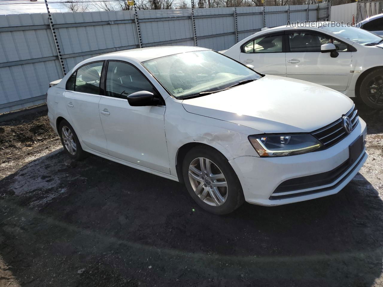 2017 Volkswagen Jetta S White vin: 3VW2B7AJ2HM306559