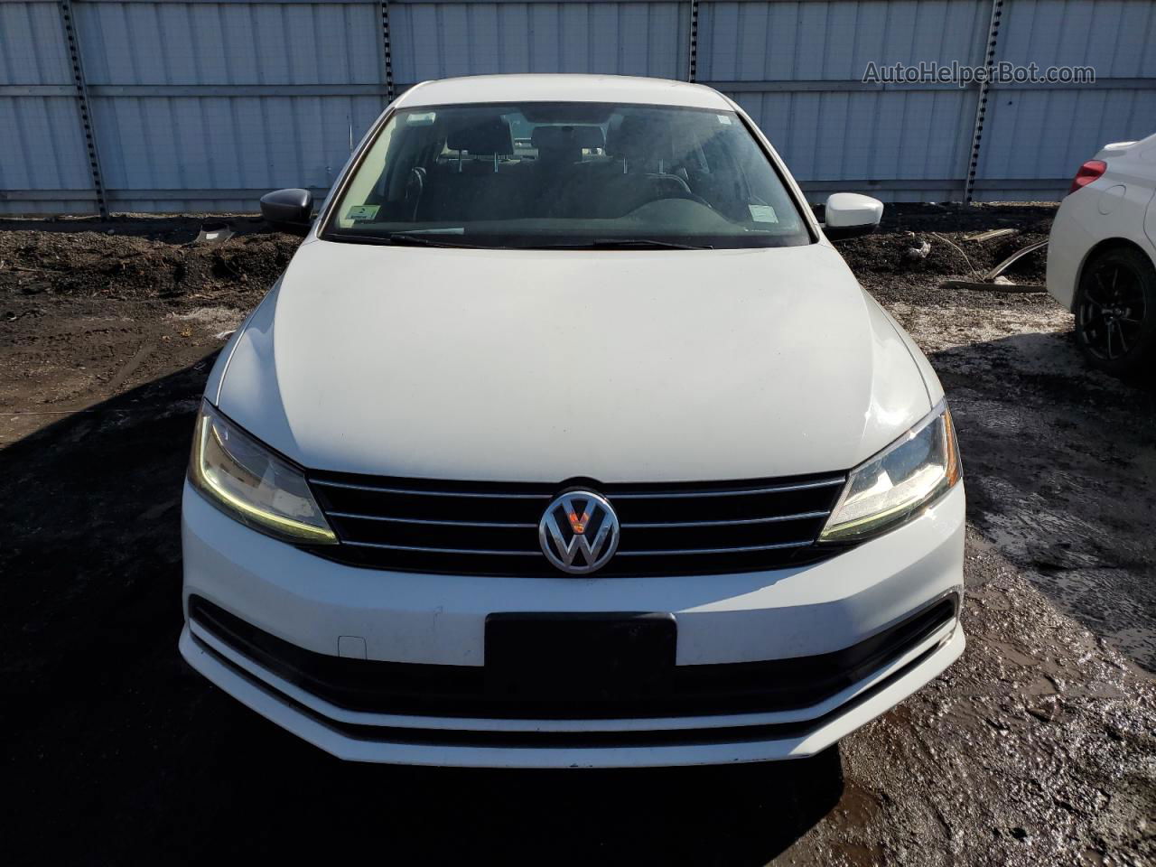 2017 Volkswagen Jetta S White vin: 3VW2B7AJ2HM306559