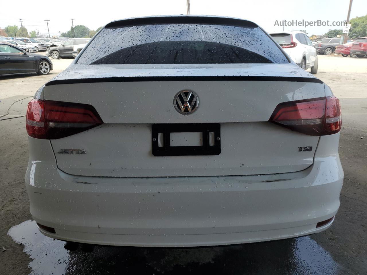 2017 Volkswagen Jetta S White vin: 3VW2B7AJ2HM334071