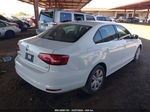 2017 Volkswagen Jetta 1.4t S White vin: 3VW2B7AJ2HM354286