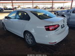 2017 Volkswagen Jetta 1.4t S White vin: 3VW2B7AJ2HM354286