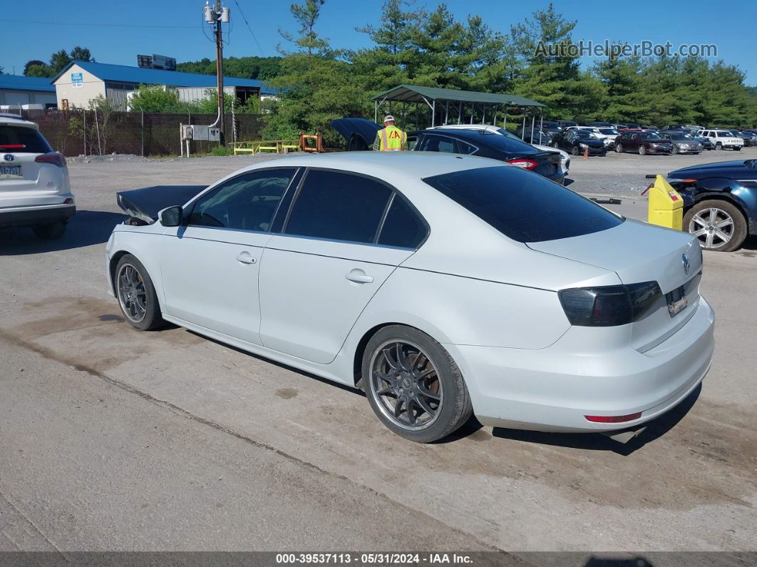 2017 Volkswagen Jetta 1.4t S White vin: 3VW2B7AJ2HM371041