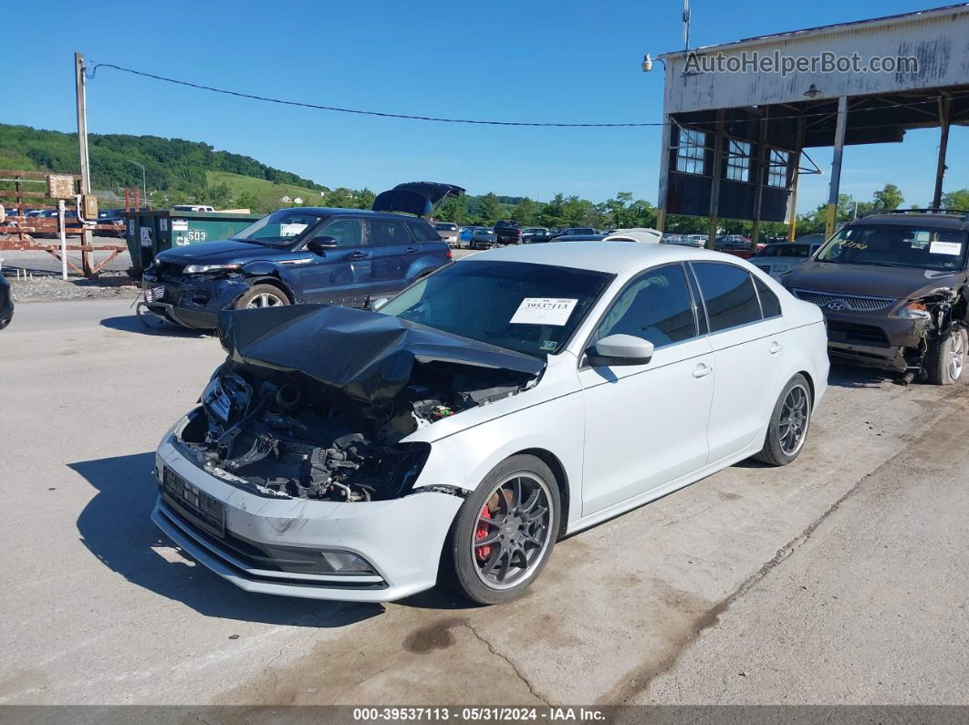 2017 Volkswagen Jetta 1.4t S White vin: 3VW2B7AJ2HM371041