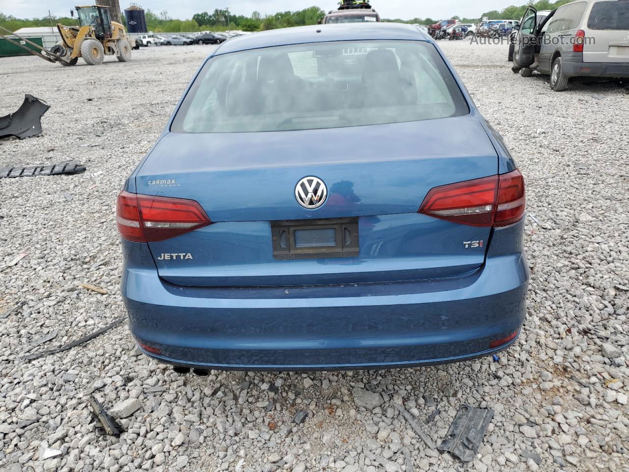 2017 Volkswagen Jetta S Blue vin: 3VW2B7AJ3HM256187