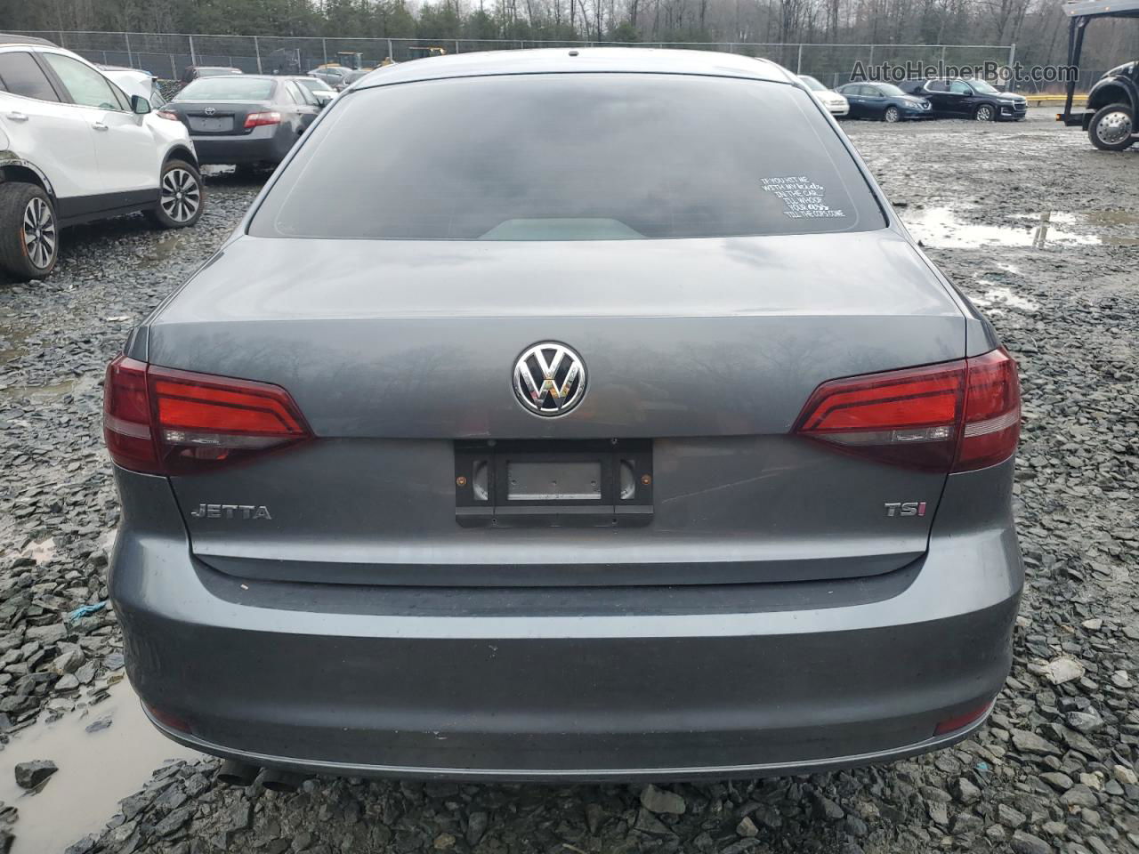 2017 Volkswagen Jetta S Gray vin: 3VW2B7AJ3HM280926