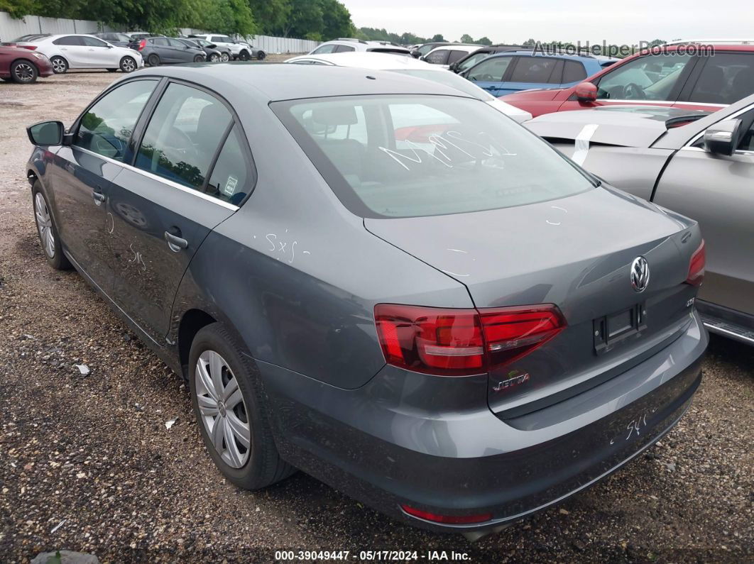 2017 Volkswagen Jetta 1.4t S Серый vin: 3VW2B7AJ3HM336167