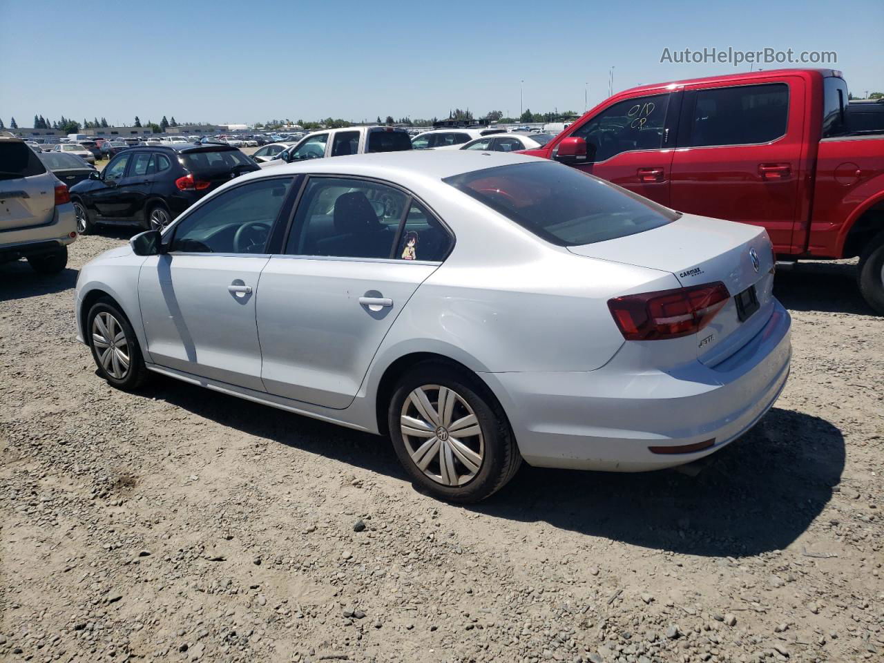 2017 Volkswagen Jetta S White vin: 3VW2B7AJ3HM407044