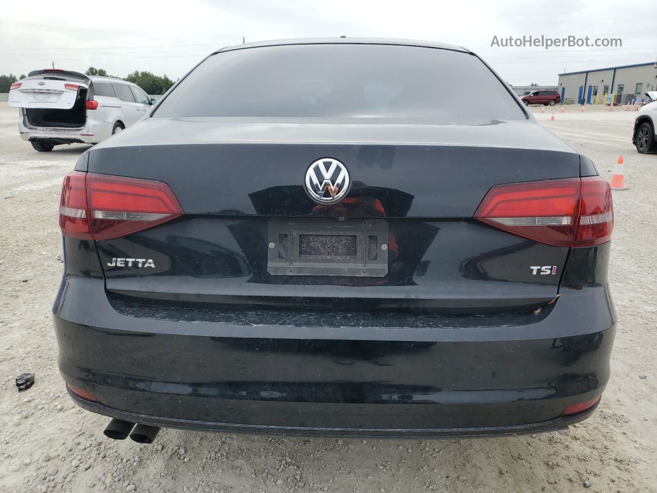 2017 Volkswagen Jetta S Черный vin: 3VW2B7AJ3HM413524