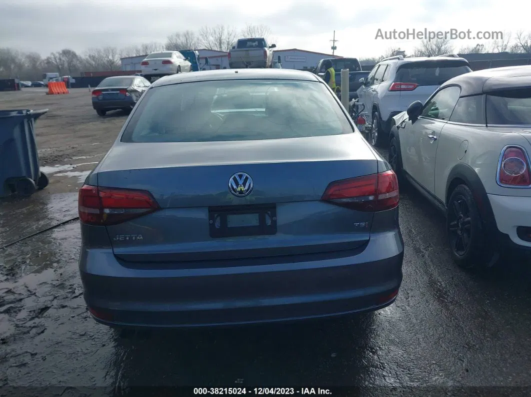 2018 Volkswagen Jetta 1.4t S Gray vin: 3VW2B7AJ3JM249780