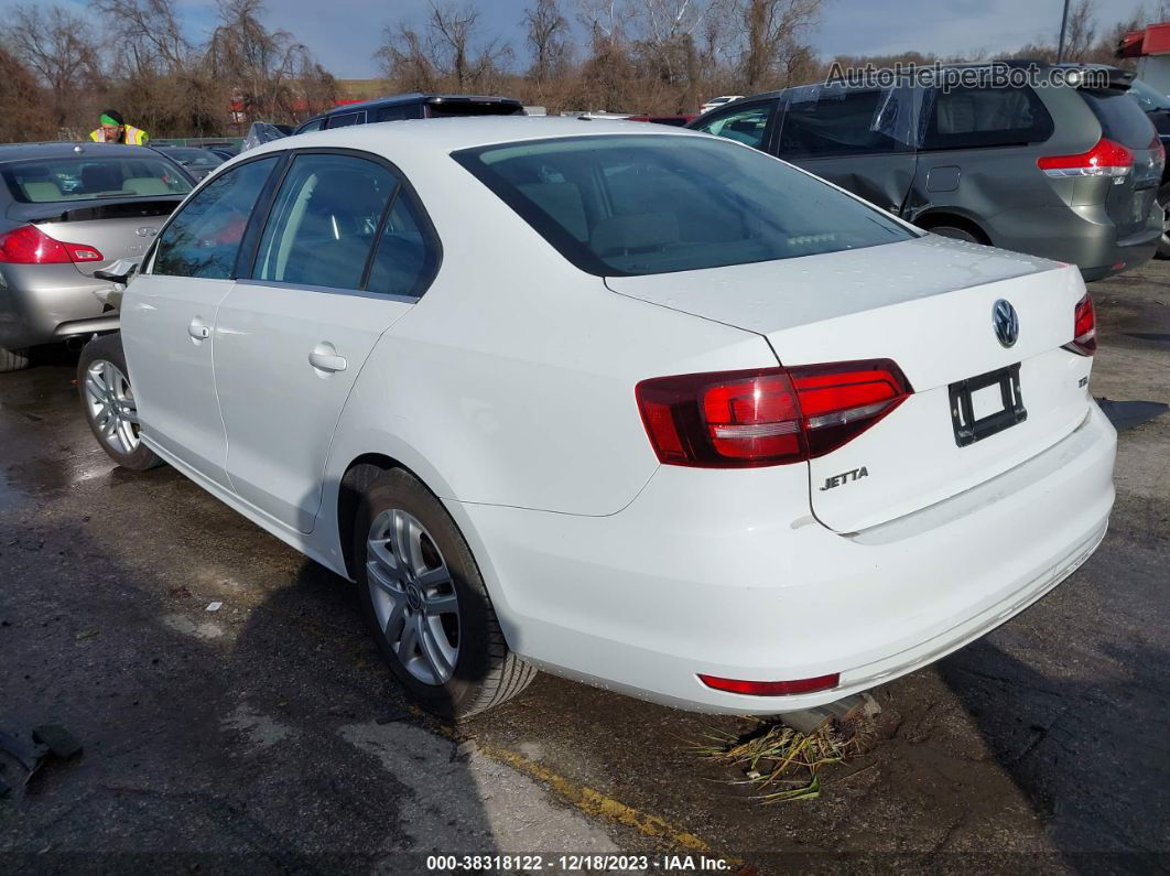 2017 Volkswagen Jetta 1.4t S Белый vin: 3VW2B7AJ4HM246591