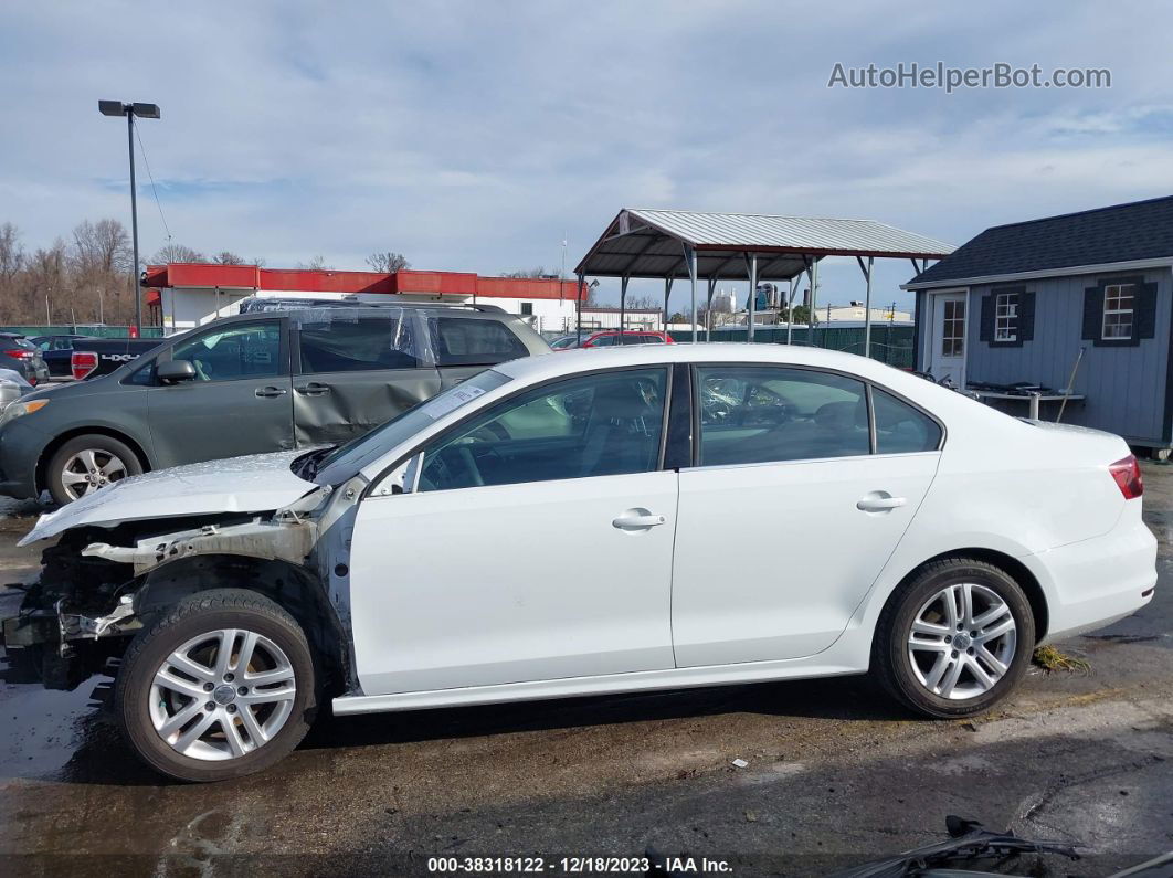 2017 Volkswagen Jetta 1.4t S Белый vin: 3VW2B7AJ4HM246591