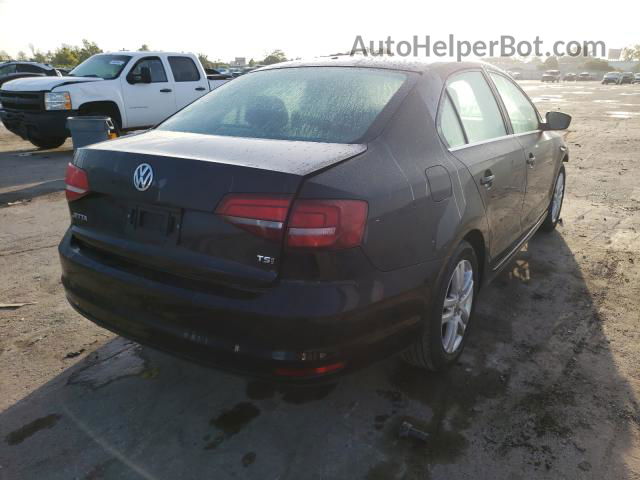 2017 Volkswagen Jetta S Black vin: 3VW2B7AJ4HM265335